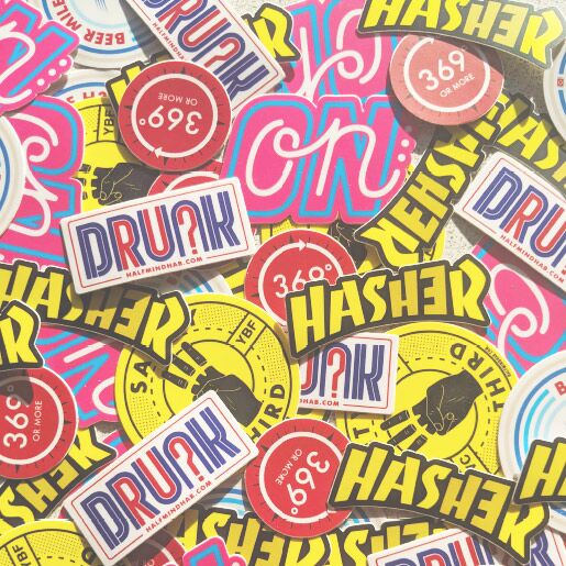 Assorted-Grab-Bag Assorted Hashing Stickers