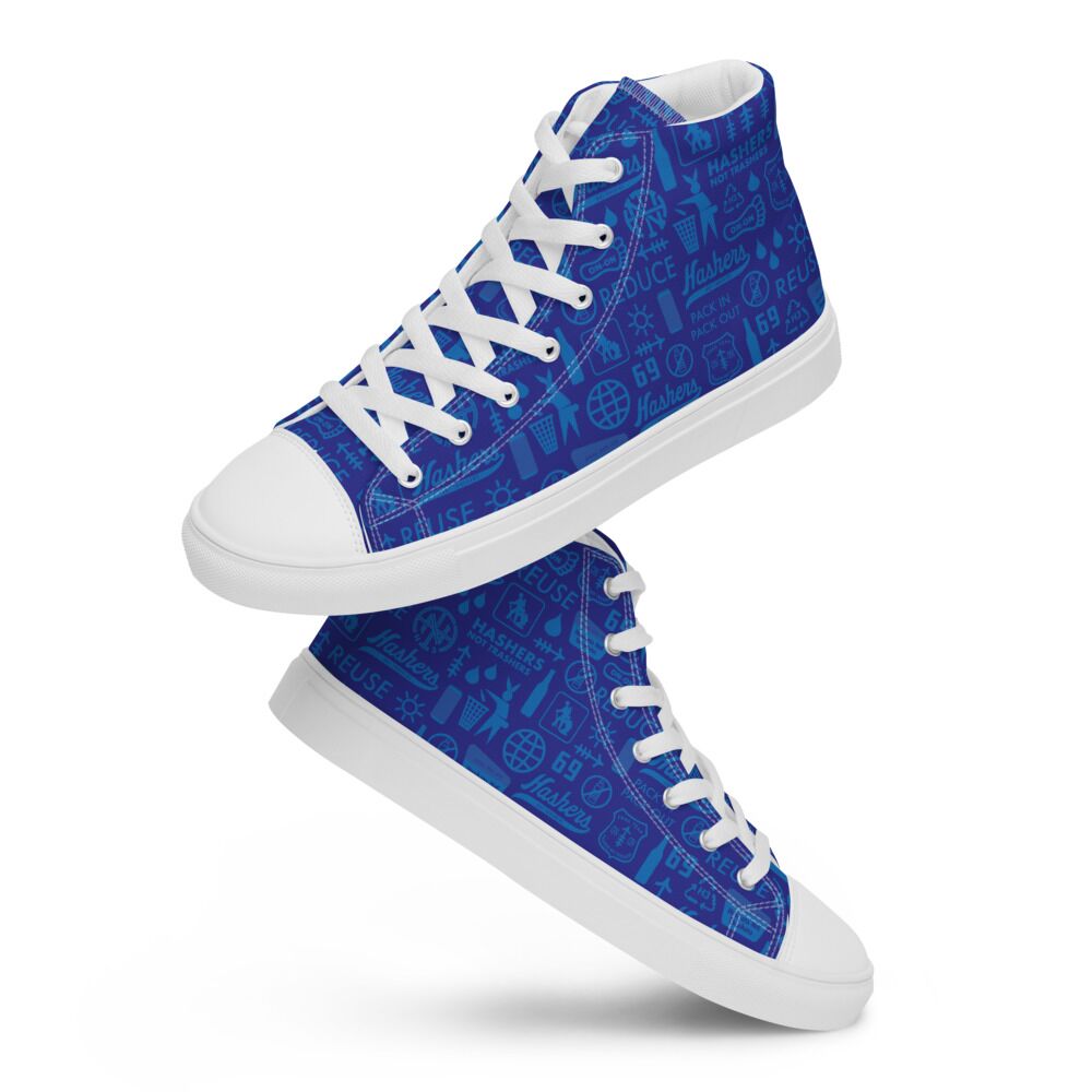 mens-high-top-canvas-shoes-white-front-625585cfcb421.jpg Hashers Not Trasher Blue Earth Canvas shoes