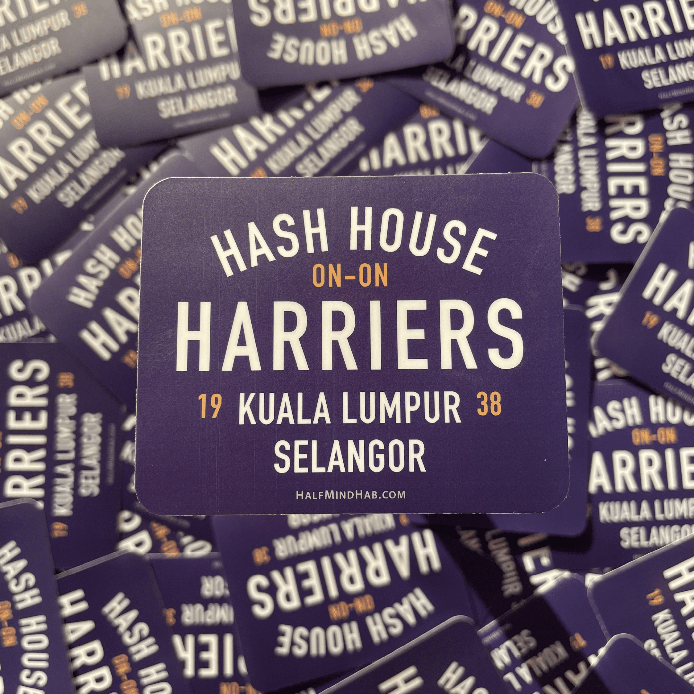 Hash HARE-itage sticker